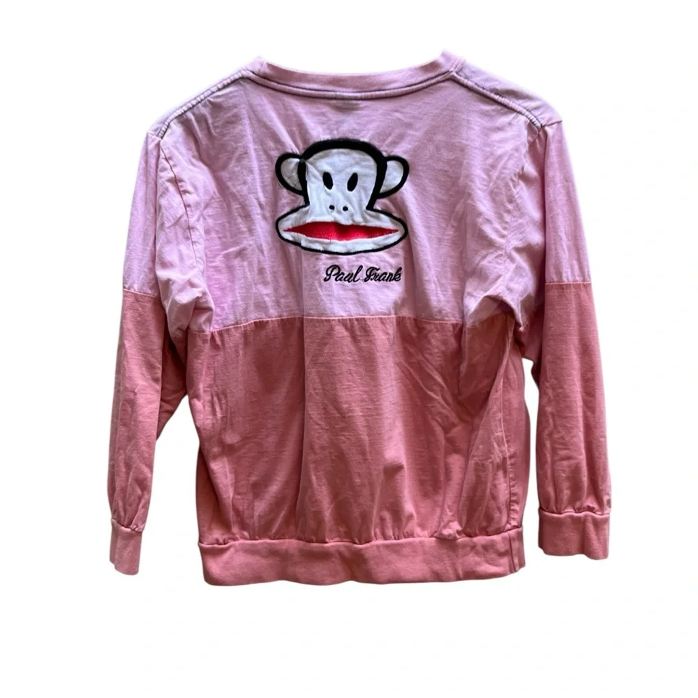 Paul Frank Pink and White Crewneck measures XS - Picture 4 of 8